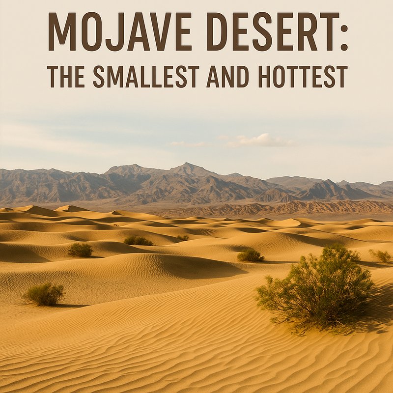 The Mojave Desert: The Smallest and Hottest