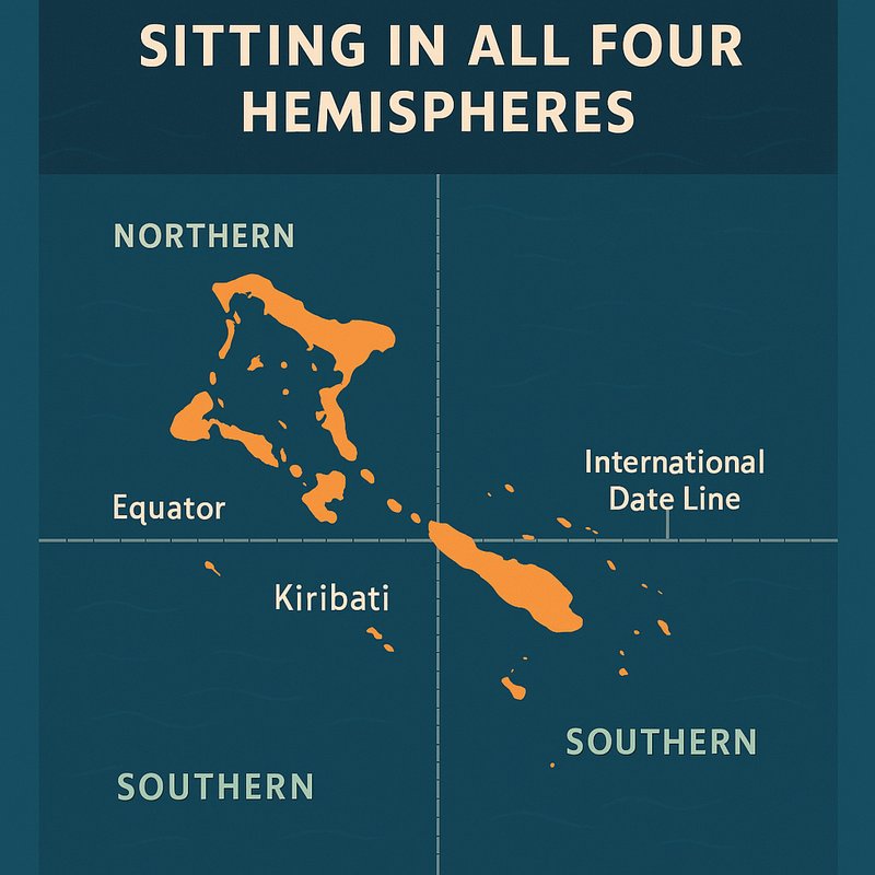 The Only Country in All Four Hemispheres