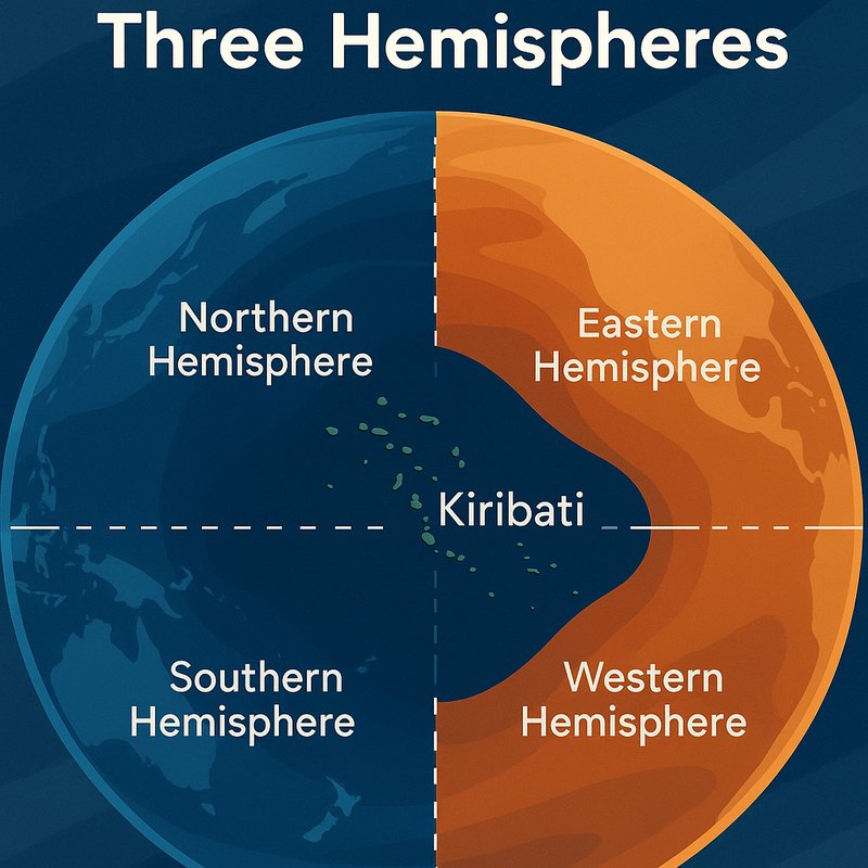 The Only Country in Three Hemispheres