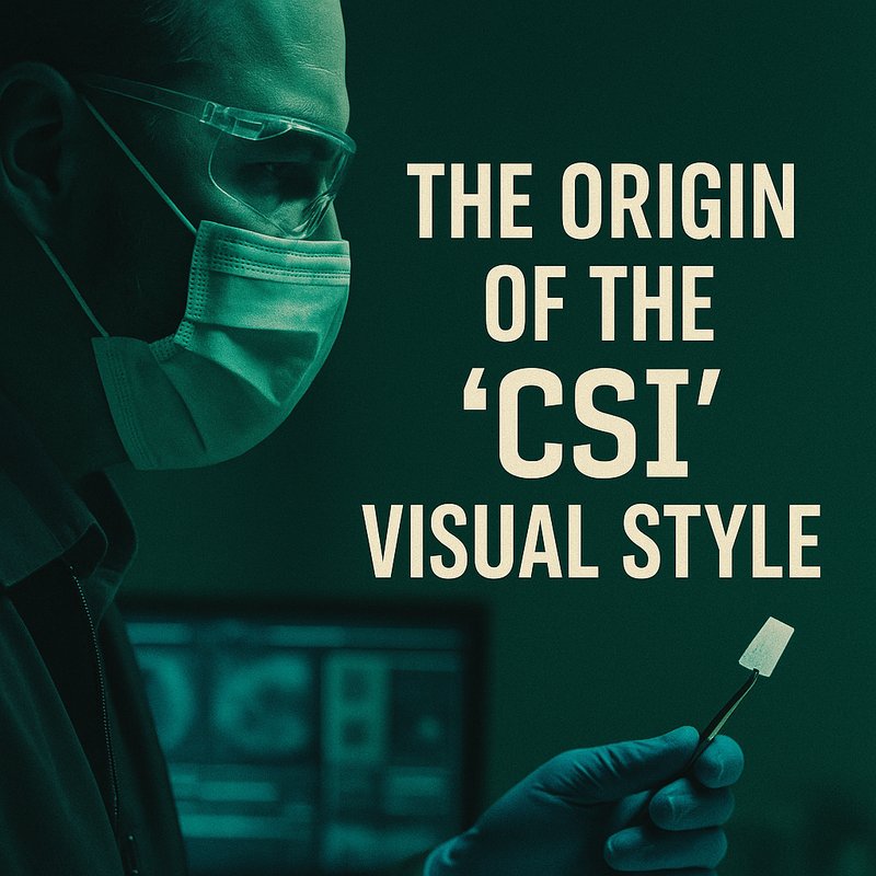 The Origin of the 'CSI' Visual Style