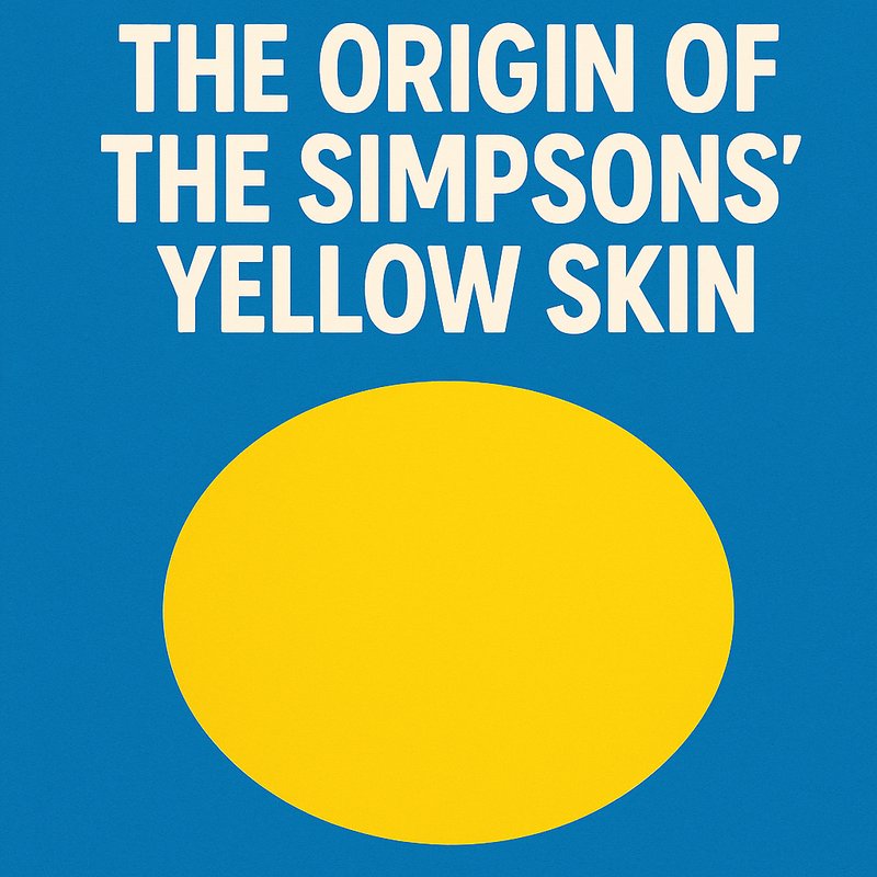 The Origin of the 'The Simpsons' Yellow Skin