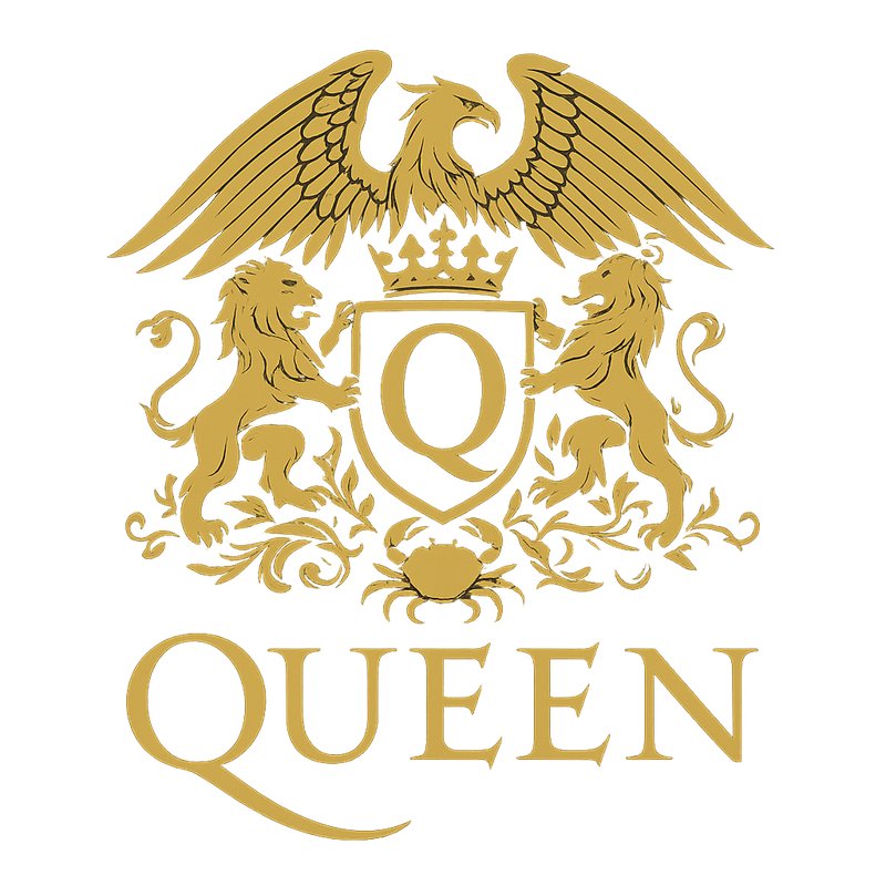 The Queen Crest Logo Design