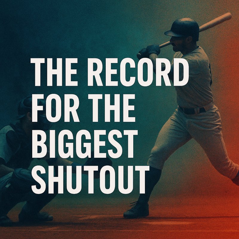 The Record for the Biggest Shutout