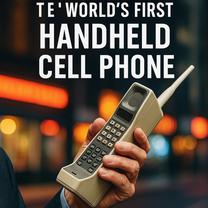 The Release of the World's First Handheld Cell Phone