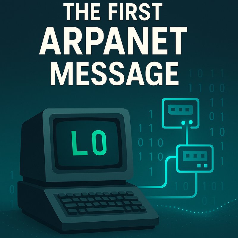 The Rise of the Internet: The First ARPANET Message