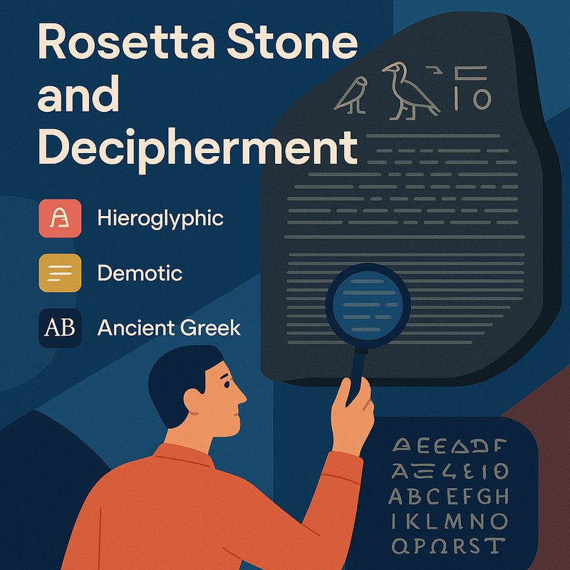 The Rosetta Stone and Decipherment