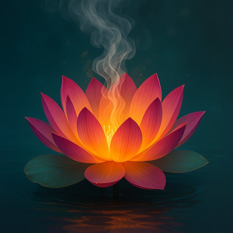 The Self-Heating Lotus Flower