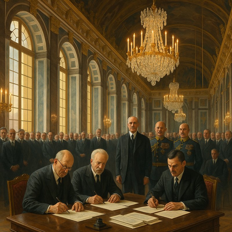The Signing of the Treaty of Versailles