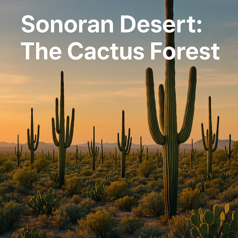 The Sonoran Desert: The Cactus Forest