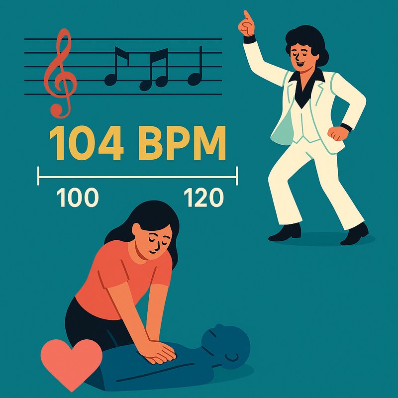The 'Stayin' Alive' CPR Rhythm