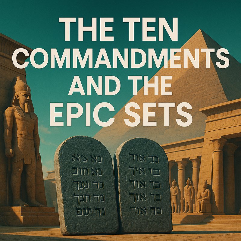 The Ten Commandments and the Epic Sets