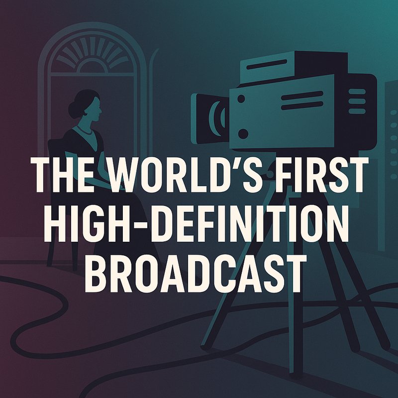 The World's First High-Definition Broadcast