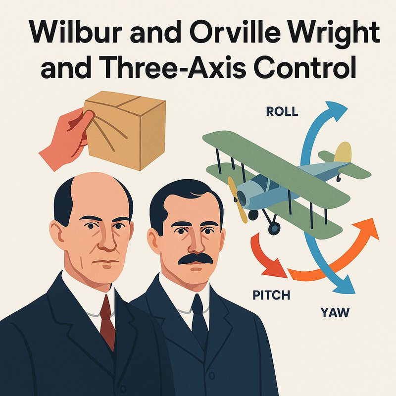 Wilbur and Orville Wright and Three-Axis Control
