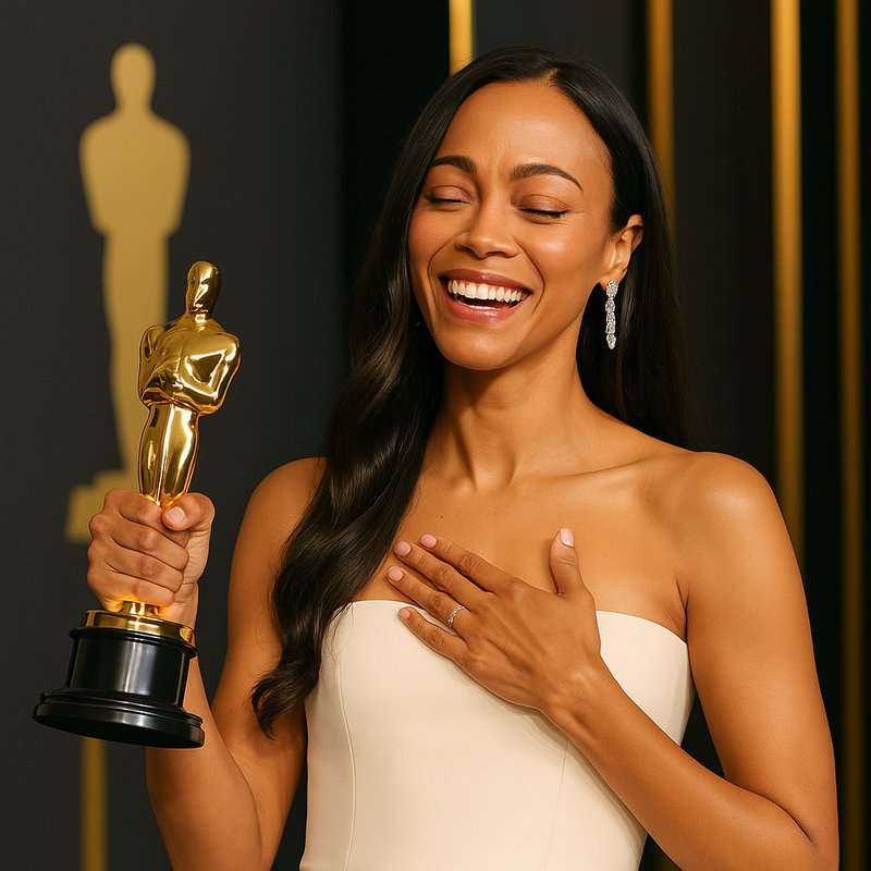 Zoe Saldaña's Historic Oscar Win