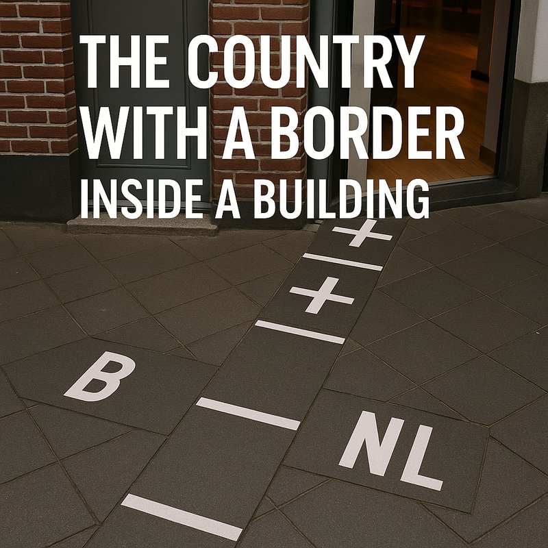 The Country with a Border Inside a Building