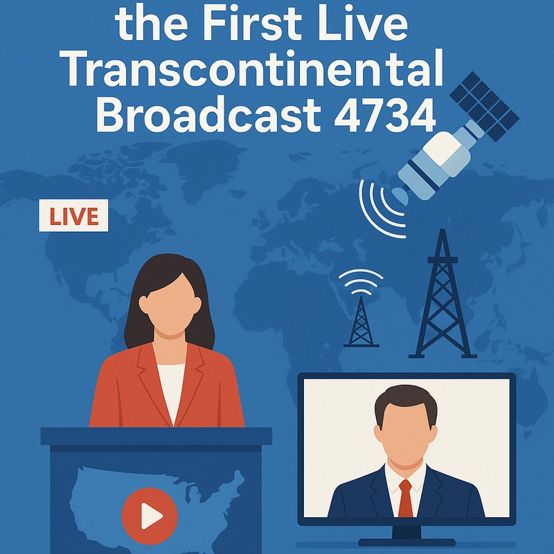 The First 'Live' Transcontinental Broadcast