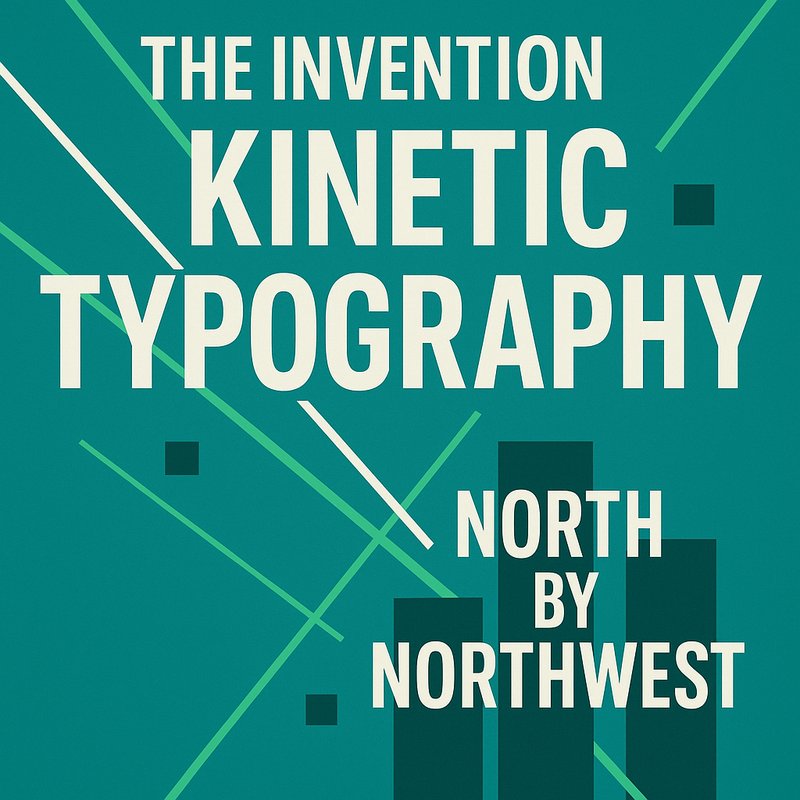 The Invention of kinetic Typography: North by Northwest