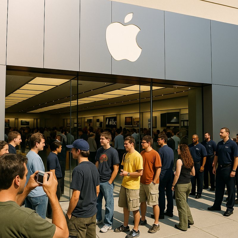 The Opening of the first Apple Store