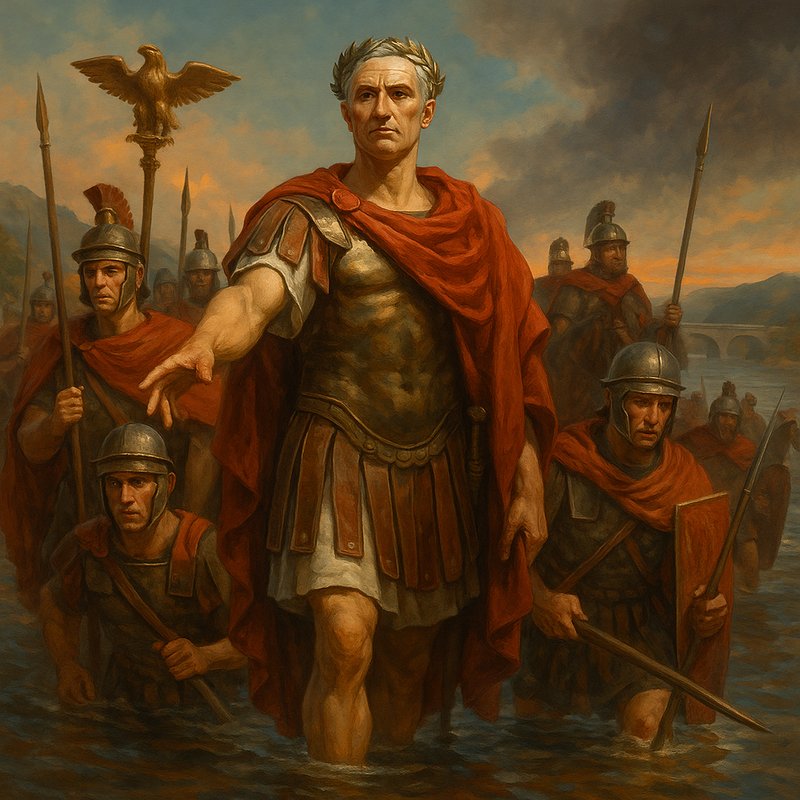 Julius Caesar and the Crossing of the Rubicon