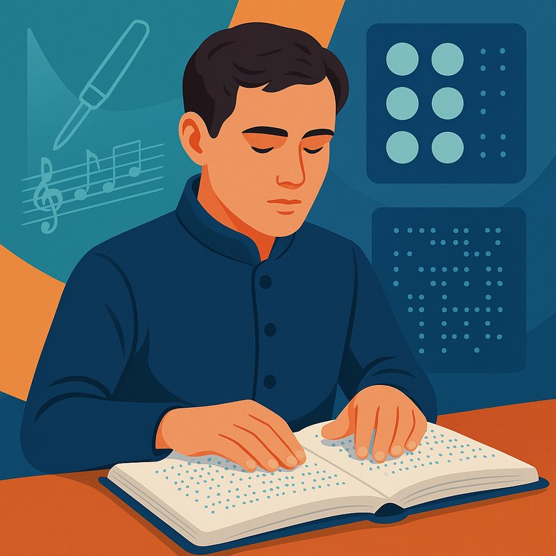 Louis Braille and the Tactile Reading System