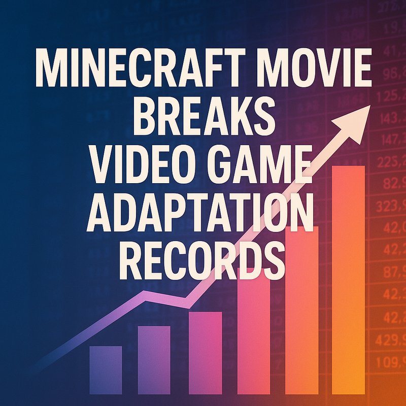Minecraft Movie Breaks Video Game Adaptation Records