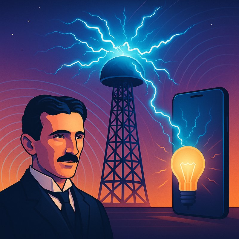 Nikola Tesla and Wireless Energy Transfer