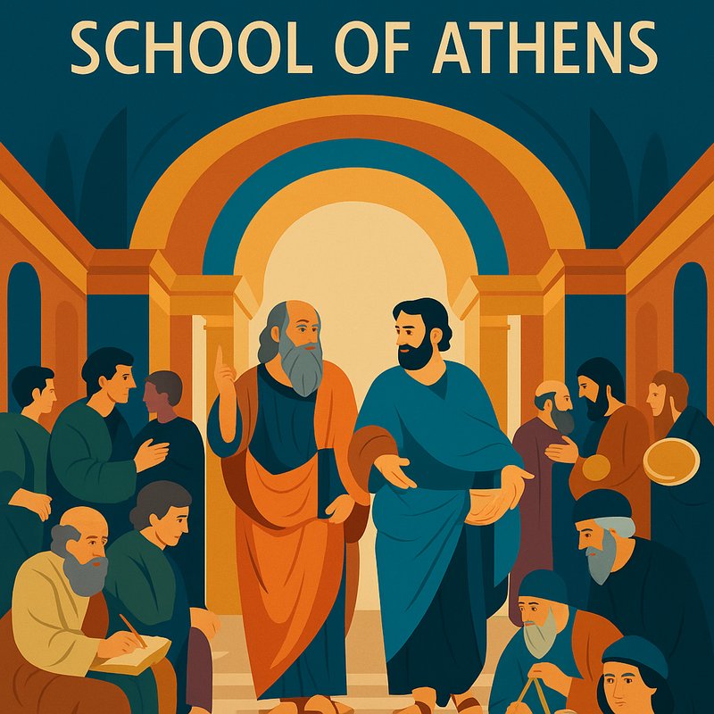 Raphael and the School of Athens