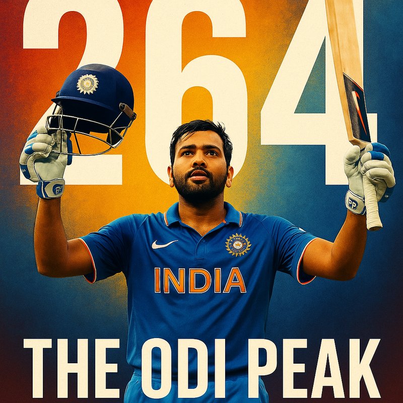 Rohit Sharma’s 264: The ODI Peak