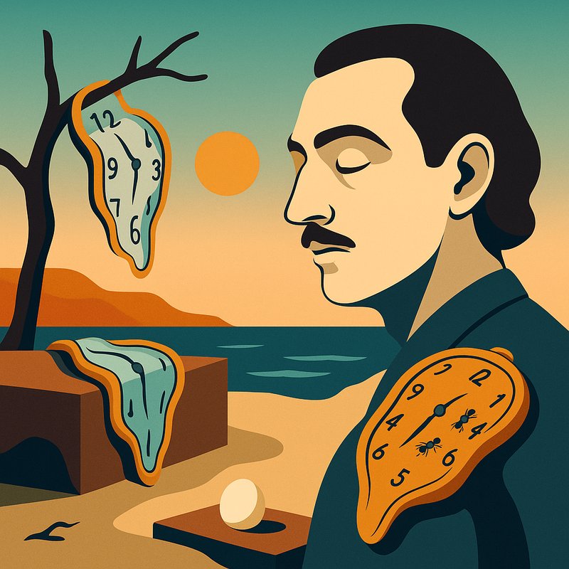 Salvador Dalí and the Melting Watches