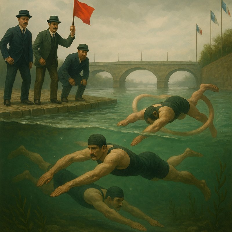 The 1900 Underwater Swimming Event