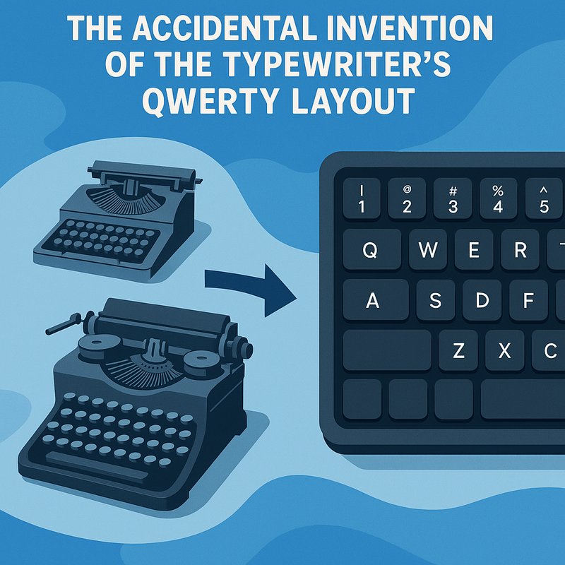 The Accidental Invention of the Typewriter’s QWERTY Layout