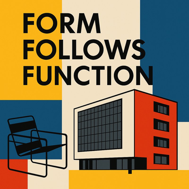 The Bauhaus: Form Follows Function