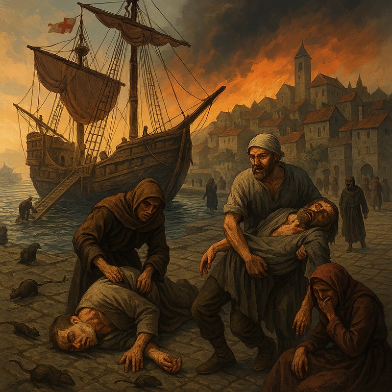 The Black Death Reaches Europe