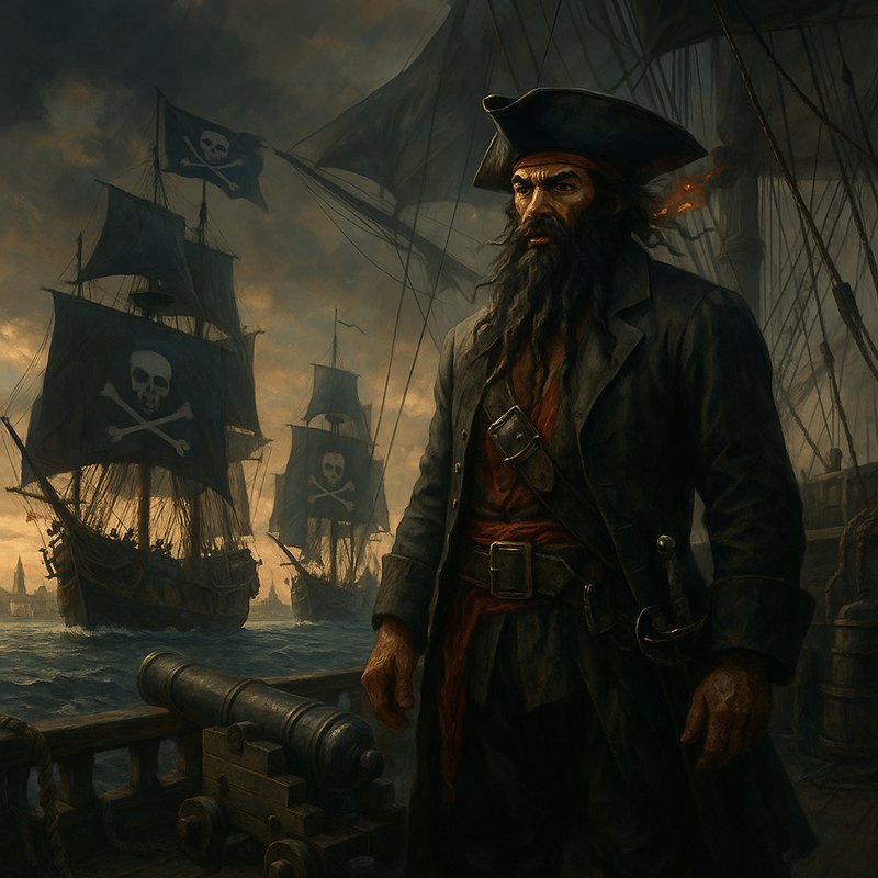 The Blockade of Charleston by Blackbeard