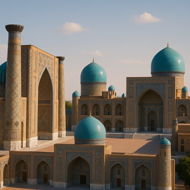The Blue City of the Silk Road: Samarkand and Tashkent