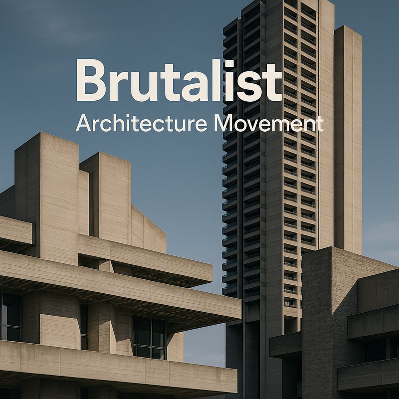 The Brutalist Architecture Movement