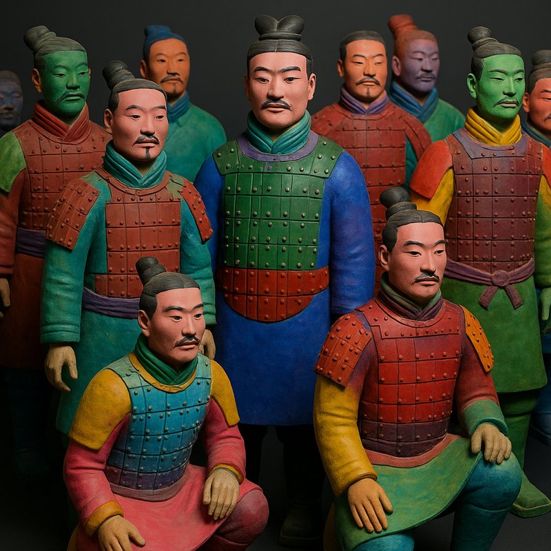 The Colors of the Terracotta Army