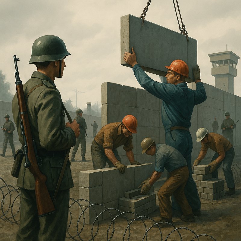 The Construction of the Berlin Wall