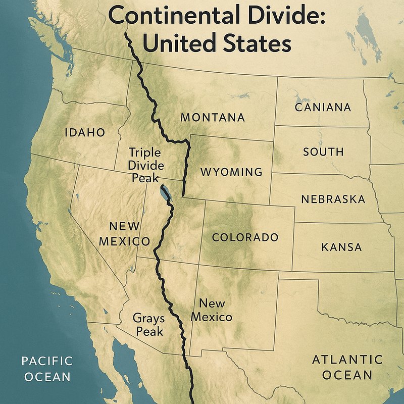 The Continental Divide: United States