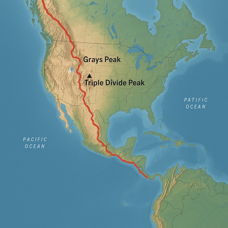 The Continental Divide of the Americas