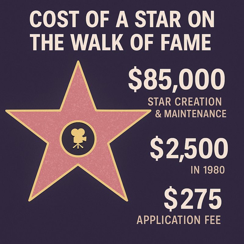 The Cost of a Star on the Walk of Fame