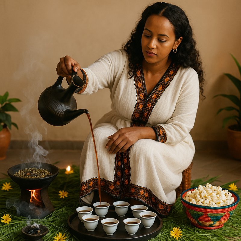The Cultural Ritual of the Ethiopian Coffee Ceremony