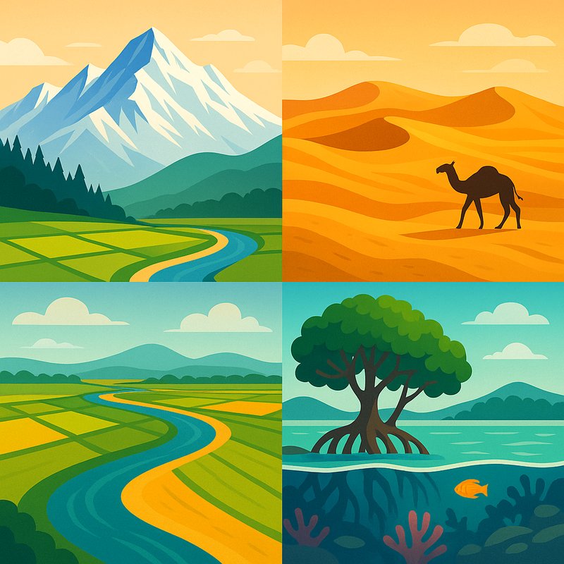 The Diverse Landscapes of India