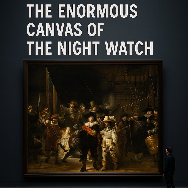 The Enormous Canvas of The Night Watch