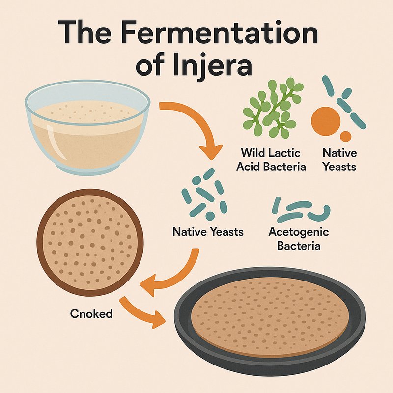 The Fermentation of Injera