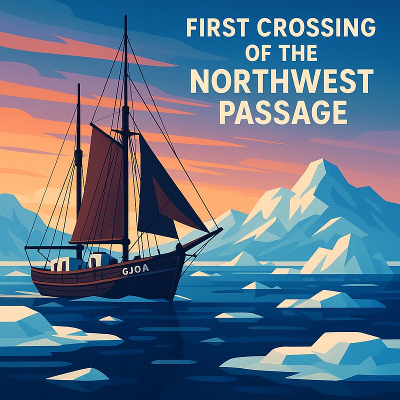 The First Crossing of the Northwest Passage