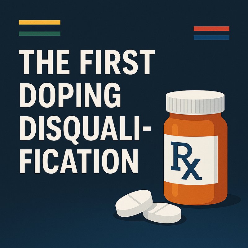 The First Doping Disqualification