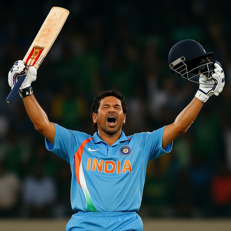 The First Double Century in ODIs