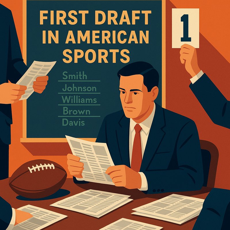 The First Draft in American Sports