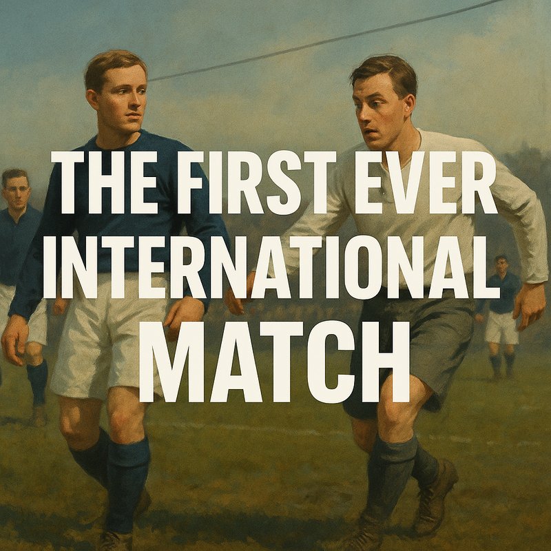 The First Ever International Match